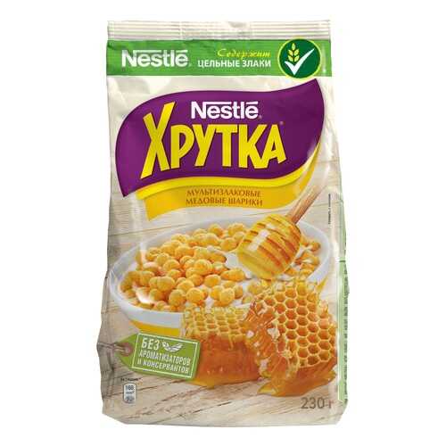 Готовые завтраки Nestle медовые шарики хрутка 230 г в Спар
