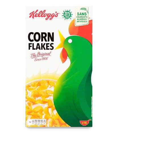 Хлопья «Корн Флейкс» кукурузные, Kellogg's, 500 г, Франция в Спар