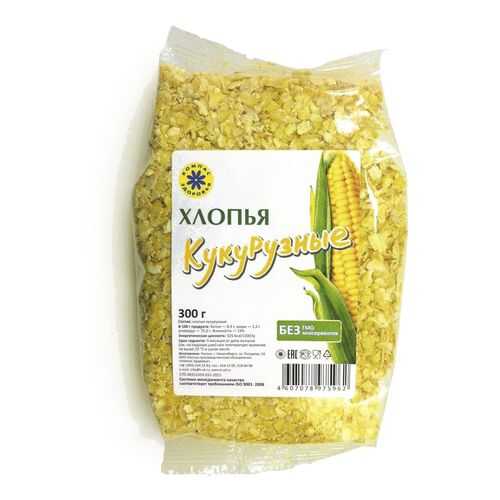 Хлопья кукурузные Компас Здоровья 300 г в Спар