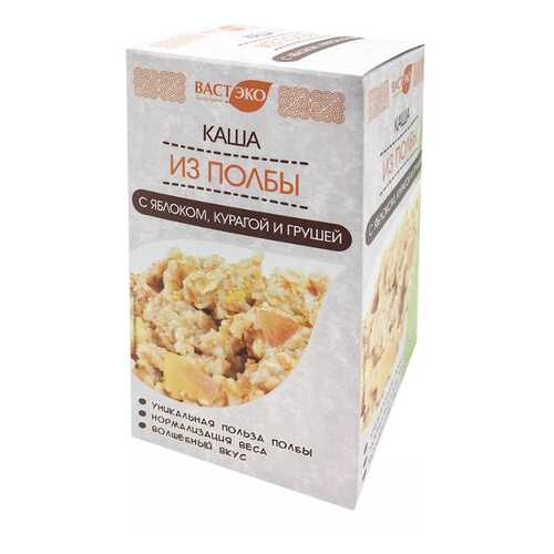 Каша Вастэко из полбы с яблоком, курагой и грушей 200 г в Спар