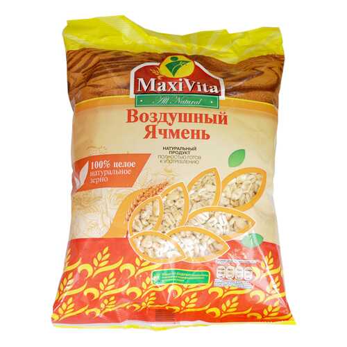Воздушные зёрна ячменя MaxiVita 125г 4 штуки в упаковке в Спар