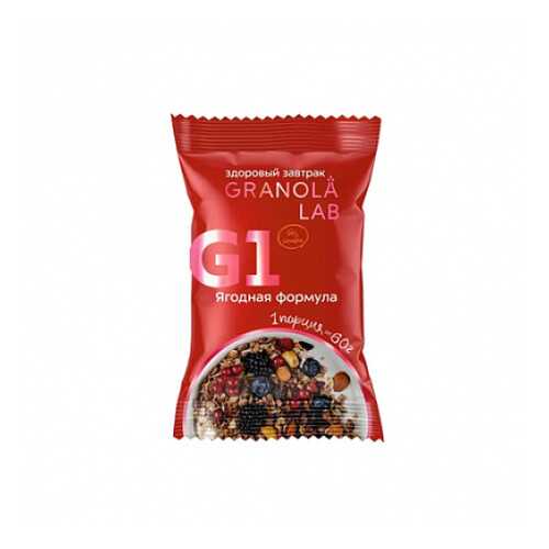 Завтрак готовый гранола Ягодная формула Granola.Lab 60 г в Спар