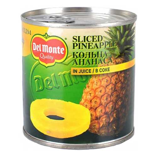 Ананас Del Monte кольца в соке 435 г в Спар