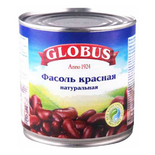 Фасоль Globus красная натуральная 400 г в Спар