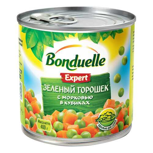 Горошек Bonduelle с морковью 400г в Спар
