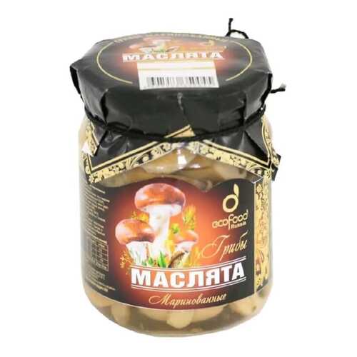 Грибы Ecofood маслята маринованные 520 г в Спар