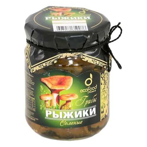 Грибы рыжики соленые Ecofood 520 г в Спар