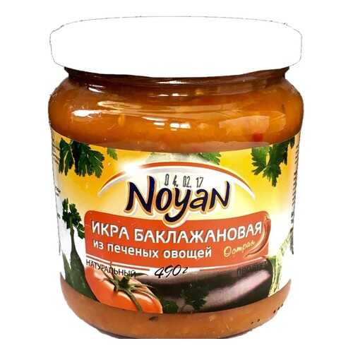 Икра баклажановая из печеных баклажан Noyan 490 г в Спар