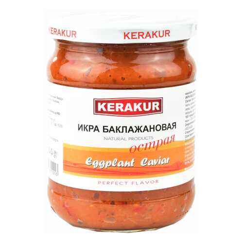Икра Kerakur баклажанная острая 500 г в Спар