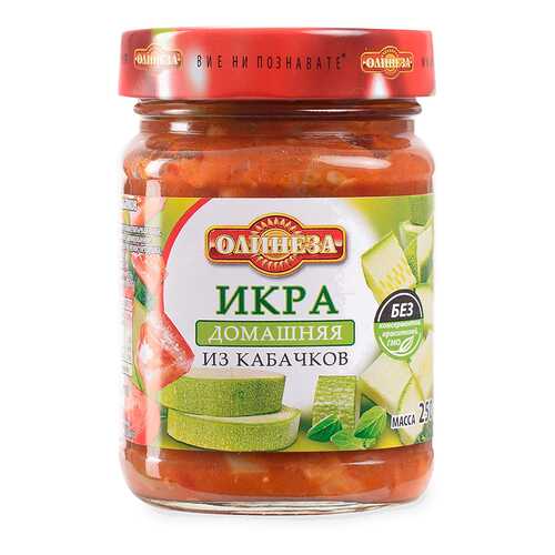 Икра Олинеза из кабачков домашняя 250г Болгария в Спар