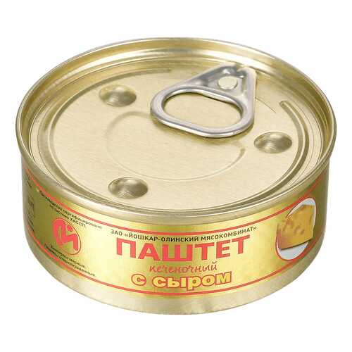 Консервы мясные ЙОМ паштет печеночный с сыром №1 100 г в Спар