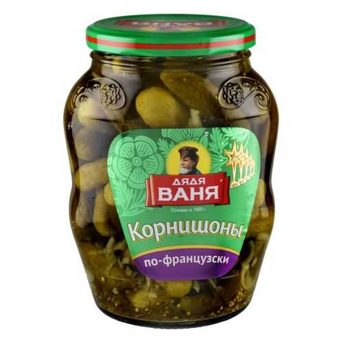 Корнишоны по-французски Дядя Ваня 680 г в Спар