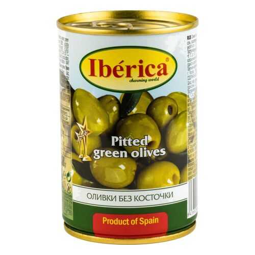 Оливки Iberica без косточки 300 г в Спар