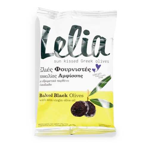 Оливки Lelia Фурнистес с косточкой сушеные в оливковом масле 275 г сашет Греция в Спар