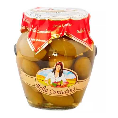 Оливки натуральные c косточкой 120/140, Bella Contadina, 580 мл в Спар