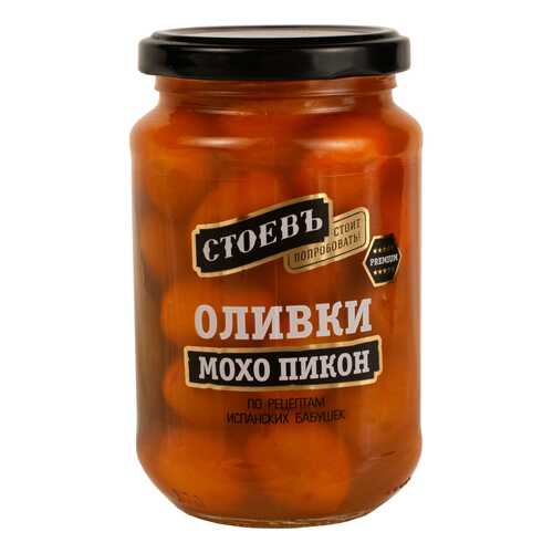 Оливки Стоевъ Мохо Пикон с косточкой 350 г в Спар