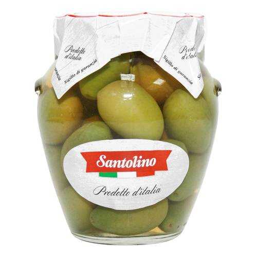 Оливки зелёные Santolino гигант, без косточки в Спар