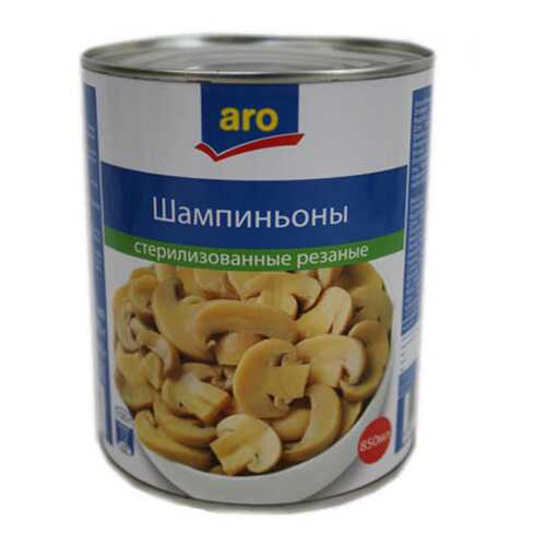 Шампиньоны Aro резаные 800 г в Спар