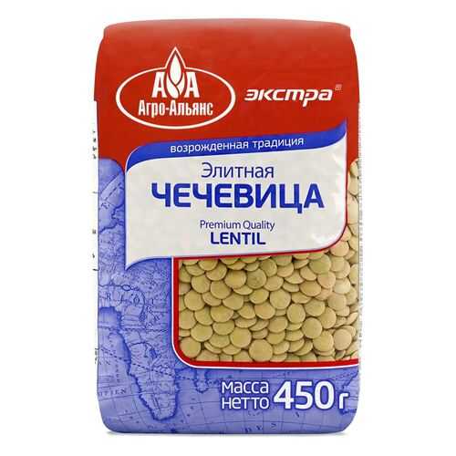 Чечевица Агро-Альянс Экстра элитная 450г в Спар