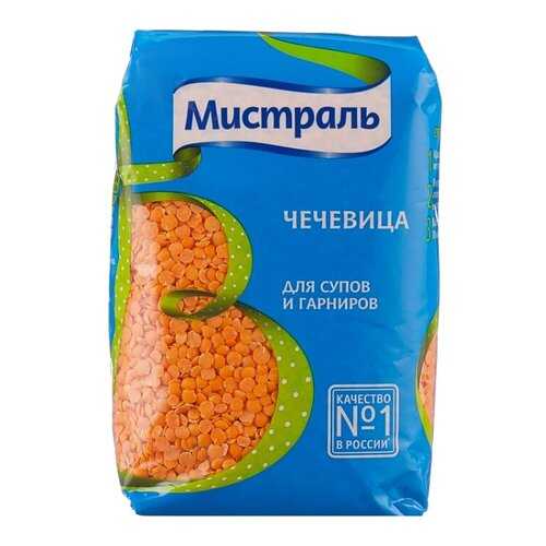 Чечевица Мистраль красная колотая для супов и гарниров 450 г в Спар