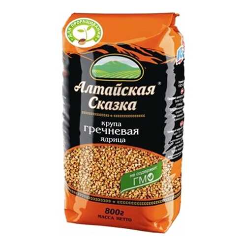 Гречка зеленая Алтайская сказка 800 г в Спар
