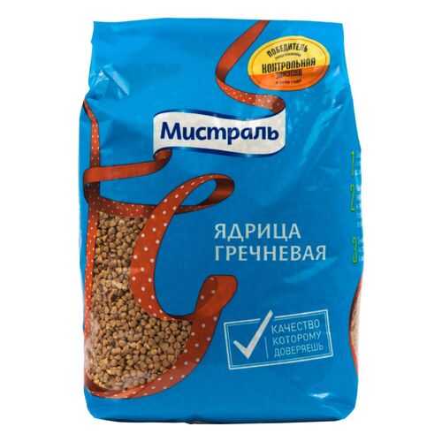 Крупа гречневая Мистраль ядрица 2 кг в Спар