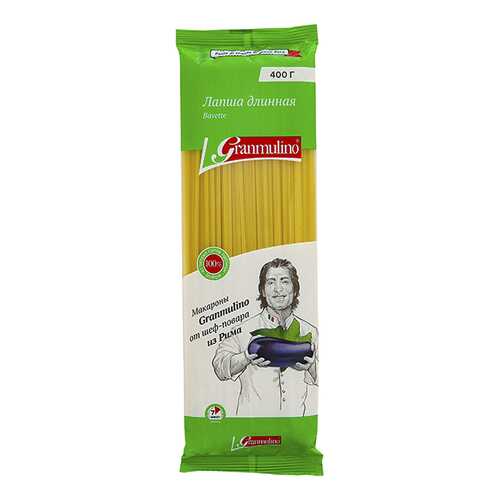 Макароны Granmulino лапша длинная группа А 400 г в Спар