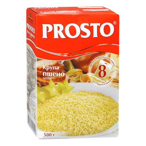 Пшено Prosto в пакетиках 8*62.5 г в Спар