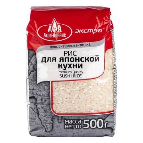 Рис Агро-Альянс для японской кухни 500 г в Спар