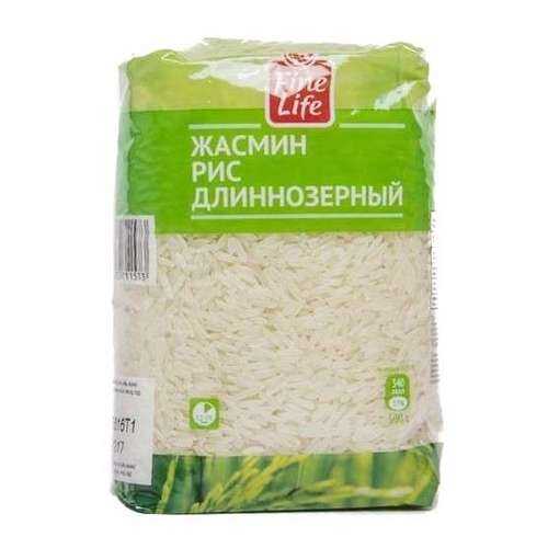 Рис Fine Life жасмин длиннозерный шлифованный 500 г в Спар