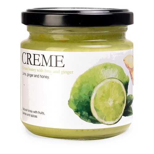 Крем-мёд CREME цветочный с лаймом и имбирем 250г Россия в Спар