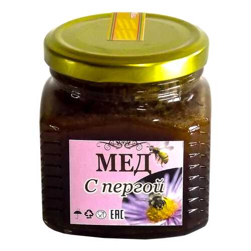 Мед Бийский пчелоцентр с пергой 350 г в Спар