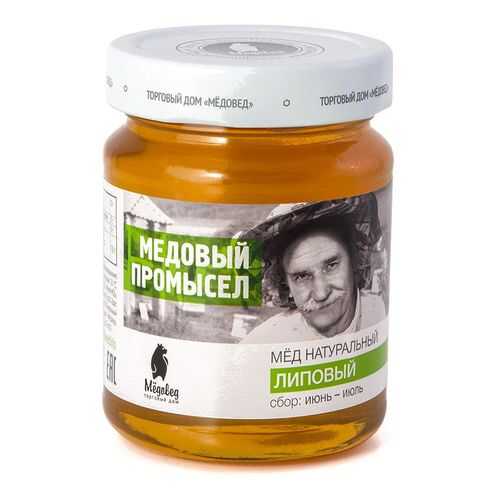 Мед натуральный Медовый промысел Липовый 350 г в Спар