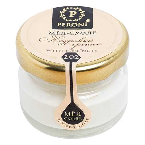 Мед-суфле Peroni Honey кедровый орешек 30 г в Спар
