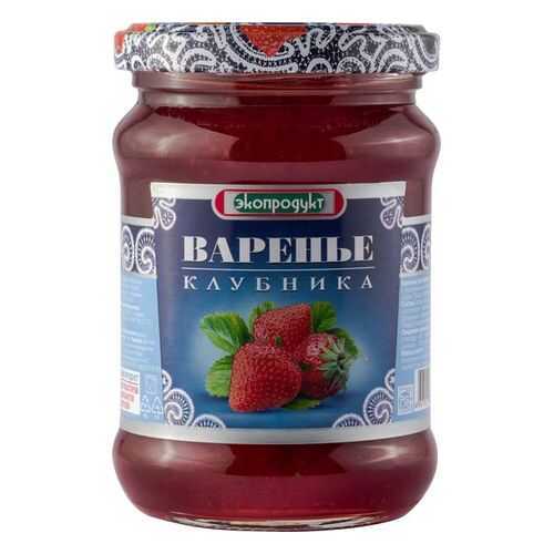 Варенье Экопродукт клубника 325 г в Спар