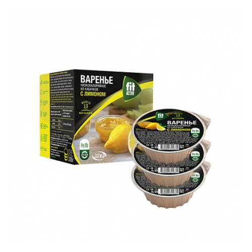 Варенье из кабачков с лимоном Fit Parad 3 шт в Спар