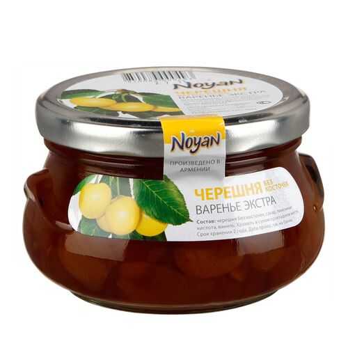 Варенье Noyan из черешни без косточек 450 г в Спар