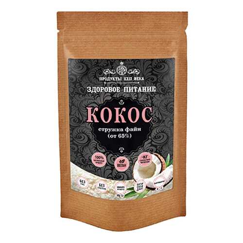 Кокосовая стружка файн Продукты XXII века от 65% 100 г в Спар