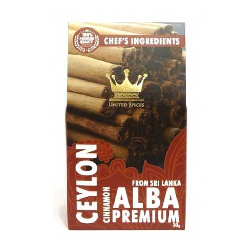 Корица United Spices цейлонская сорт alba 30 г в Спар