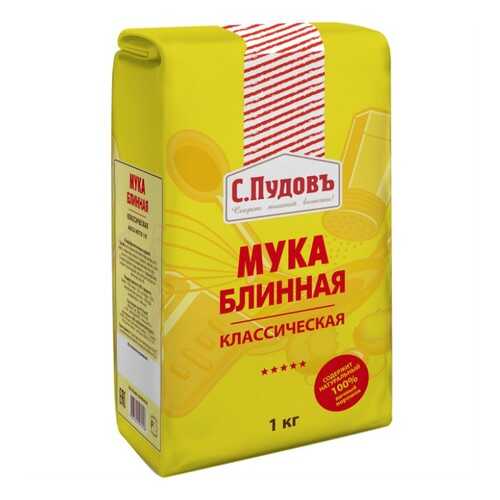 Мука блинная классическая С.Пудовъ 1 кг в Спар