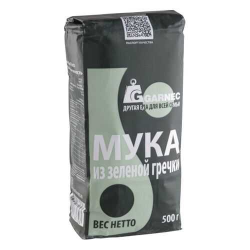 Мука из зеленой гречки Гарнец без глютена 500 г в Спар