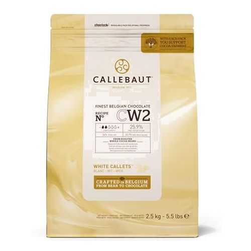 Шоколад белый Callebaut (CW2-RT-U71) 2.5 кг в Спар