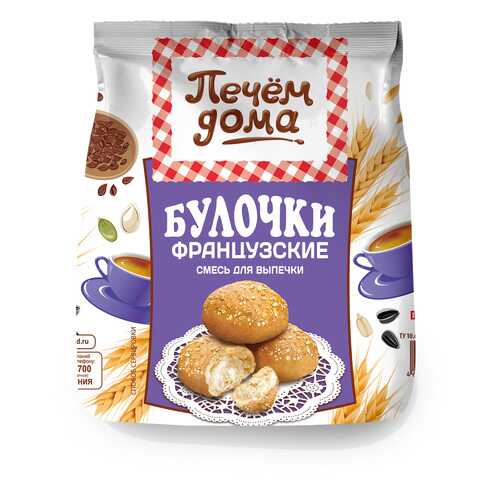 Смесь для выпечки Печем Дома булочки французские 300 г в Спар