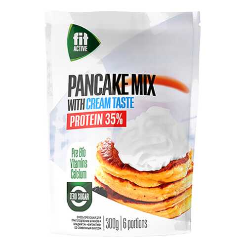 Смесь Fit Parad для оладьев со вкусом сливок высокобелковая 300 г в Спар