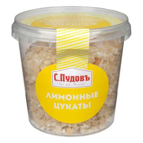 Лимонные цукаты С.Пудовъ 230 г в Спар