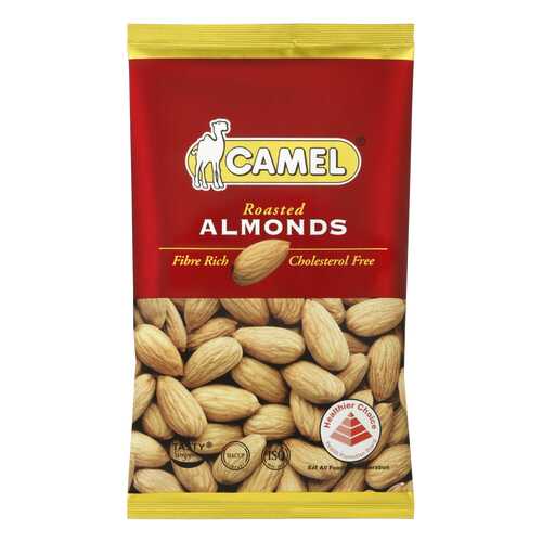 Миндаль натуральный печеный roasted almond Camel 40 г в Спар