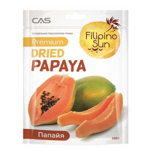 Папайя Filipino Sun сушеные плоды 100 г в Спар