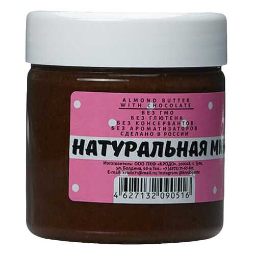 Натуральная миндальная паста Krodo с шоколадом 150 г в Спар