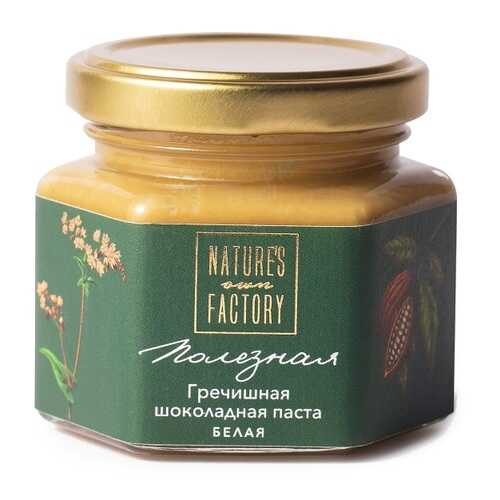 Паста Гречишная шоколадно-ореховая белая Nature's Own Factory 120 г, Россия в Спар