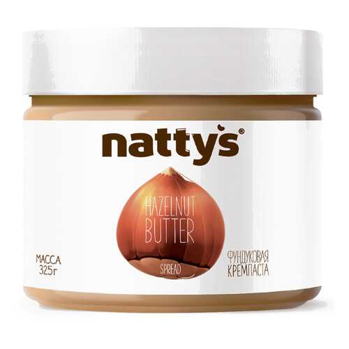 Паста Nattys Spread фундуковая без меда 325 г в Спар